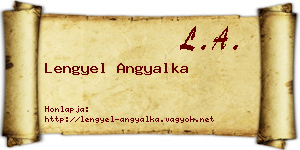Lengyel Angyalka névjegykártya
